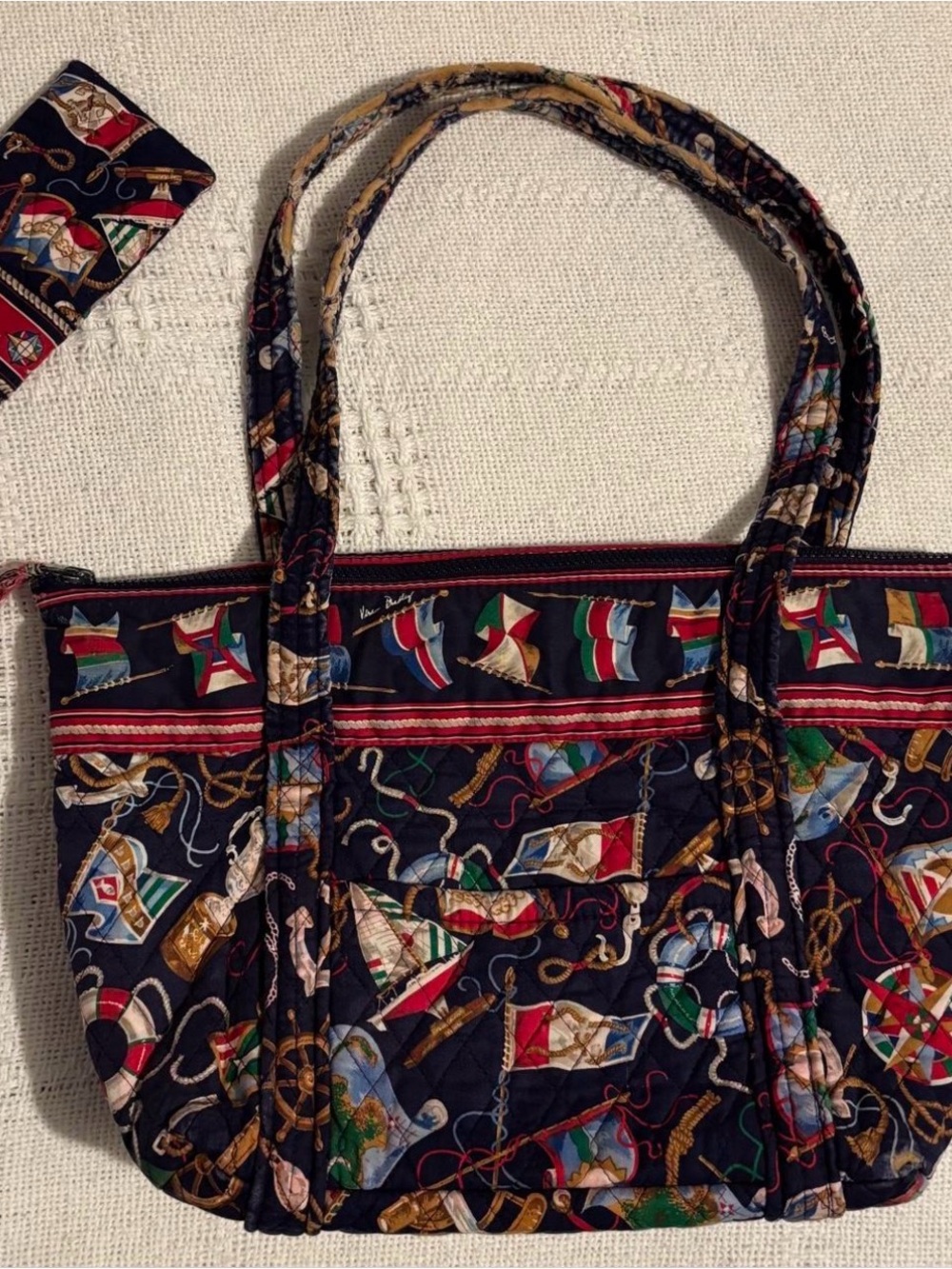 Vintage 1994 Rare Vera Bradley Shoulder Bag “Regatta”